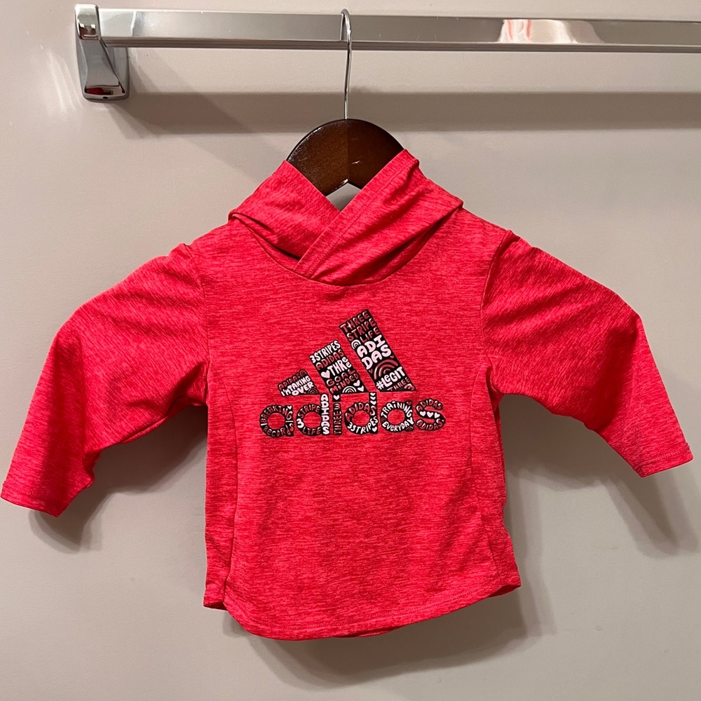 Toddler Adidas Pink Hoodie